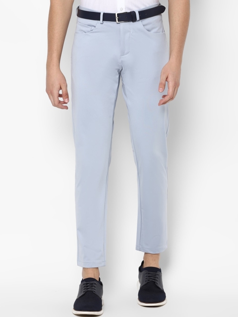 

Allen Solly Men Blue Slim Fit Solid Regular Trousers