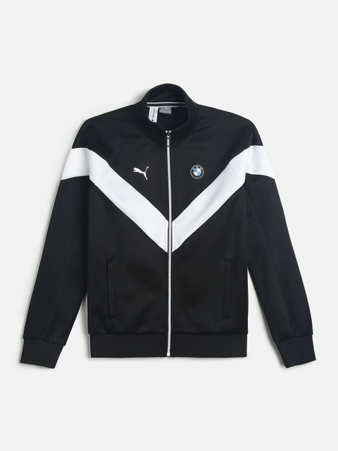 

Puma Unisex Kids Black & White Colourblocked Sporty Jacket