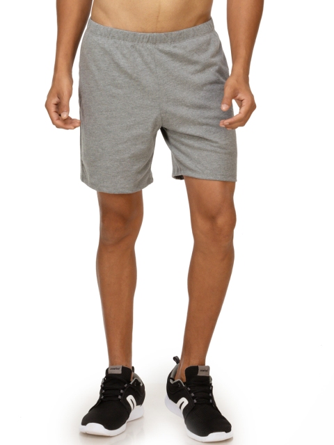 

NYAMBA By Decathlon Men Grey Solid Regular Fit Regular Shorts
