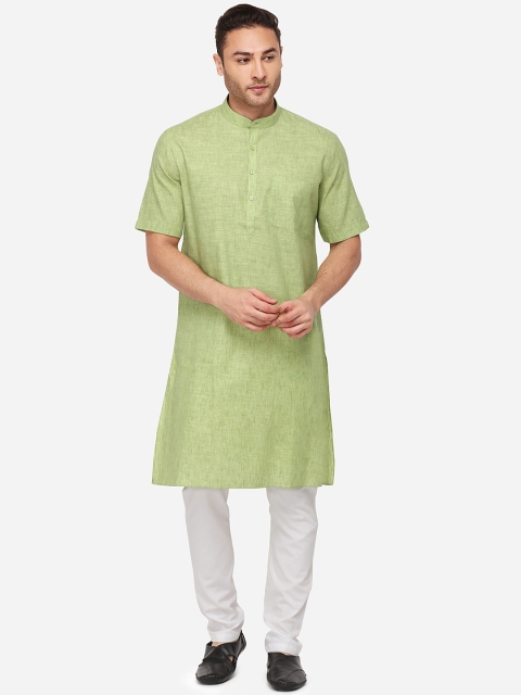 

Modi Kurta Men Green Kurtas