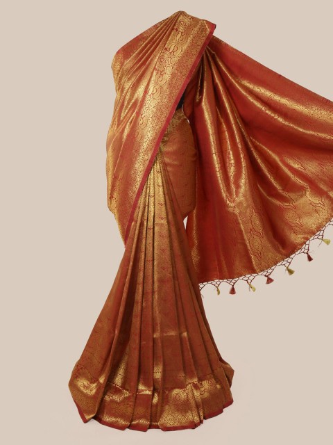 

Pothys Maroon Pure Silk Woven Design Banarasi Saree