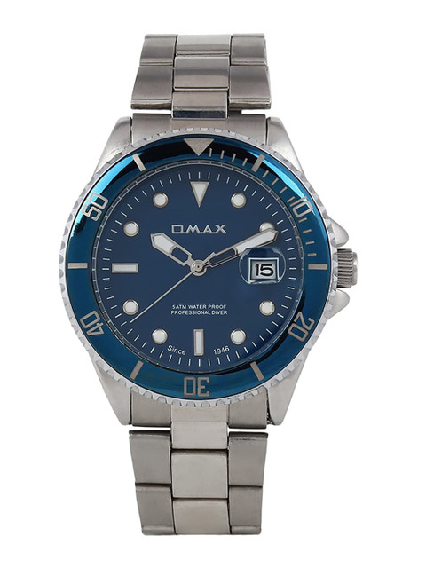 

Omax Men Blue Analogue Watch