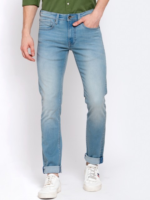 

Pepe Jeans Men Blue Slim Fit Mid-Rise Clean Look Jeans