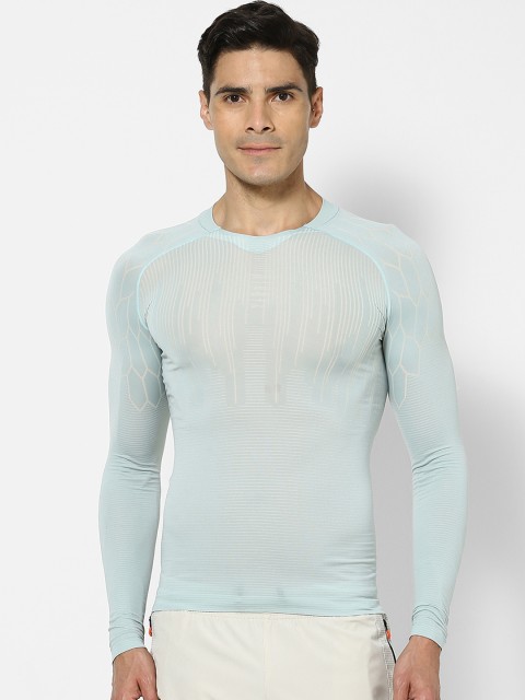 

Kipsta By Decathlon Unisex Blue Solid Round Neck T-shirt