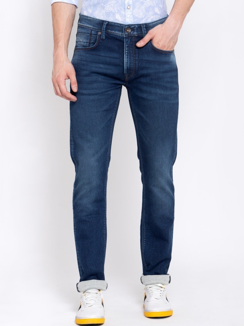 

Pepe Jeans Men Blue Slim Fit Mid-Rise Clean Look Jeans