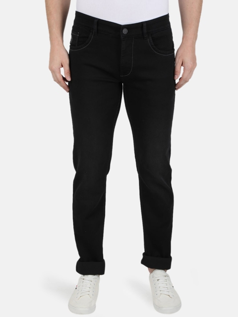 

Monte Carlo Men Black Washed Non-Stretchable Skinny Fit Jeans