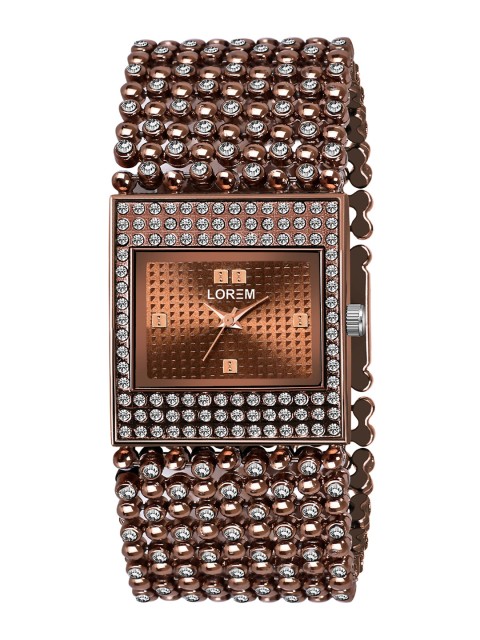 

LOREM Women Brown Analogue Watch LR289