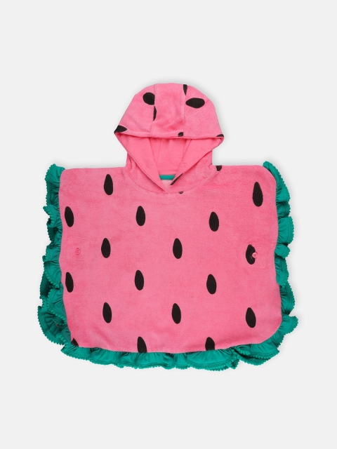 

Babysafe Unisex Kids Pink Printed Fit and Flare Dress