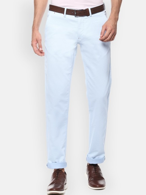 

Louis Philippe Sport Men Blue Slim Fit Solid Regular Trousers