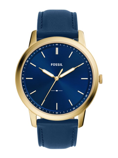 

Fossil Men Blue The Minimalist 3H Analogue Watch FS5789