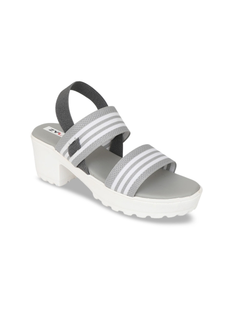 

Zyla Women Grey Striped Mules