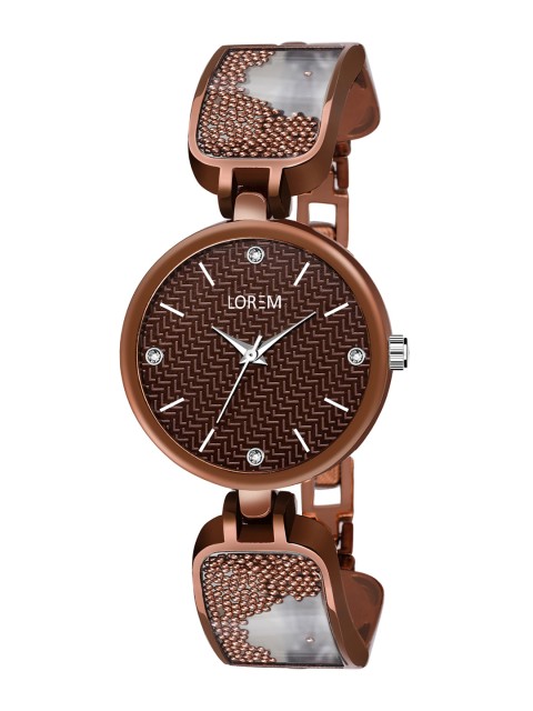 

LOREM Women Brown Analogue Watch LR283