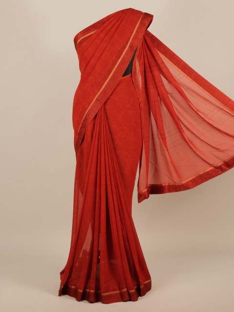

Pothys Rust Woven Design Saree