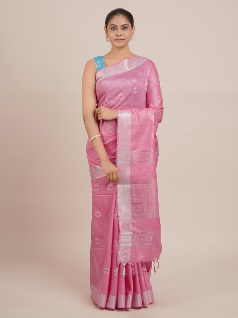 

Pothys Pink Woven Design Saree