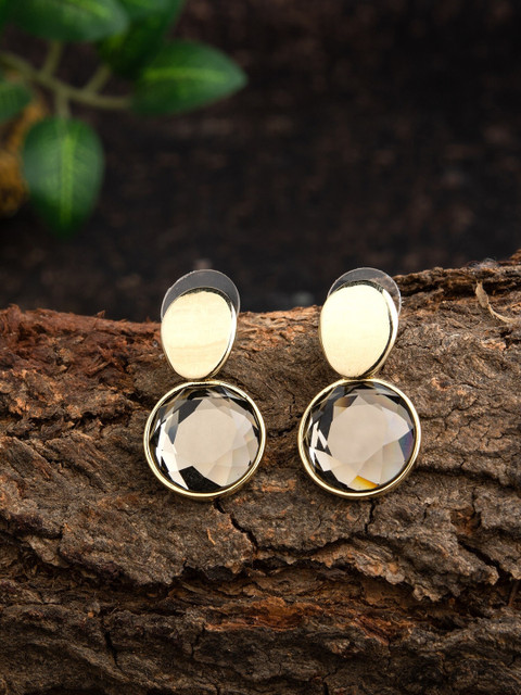 

E2O Gold-Plated Geometric Drop Earrings