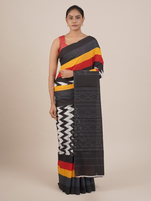 

Pothys Multicoloured Printed Cotton Blend Saree, Multi