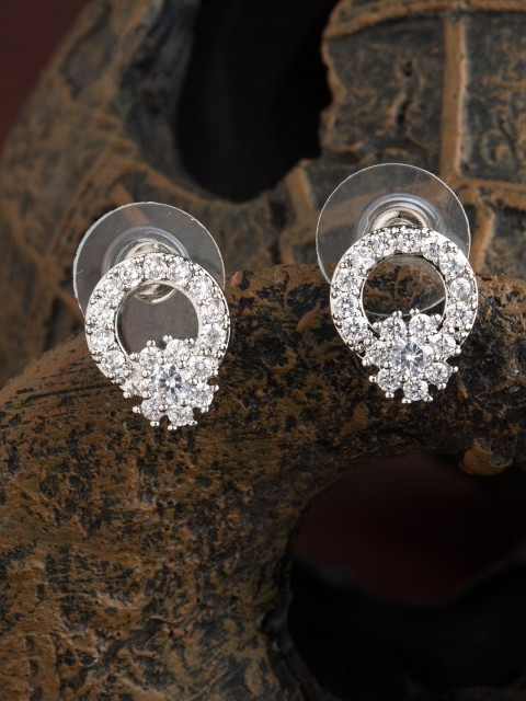 

E2O Silver-Plated Circular Studs