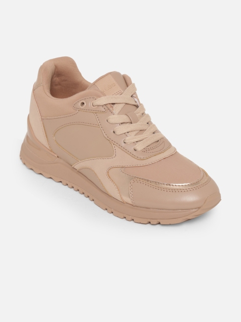 

ALDO Women Beige Solid Sneakers