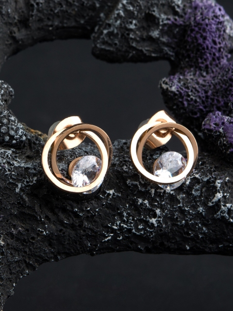 

E2O Gold-Plated Circular Studs