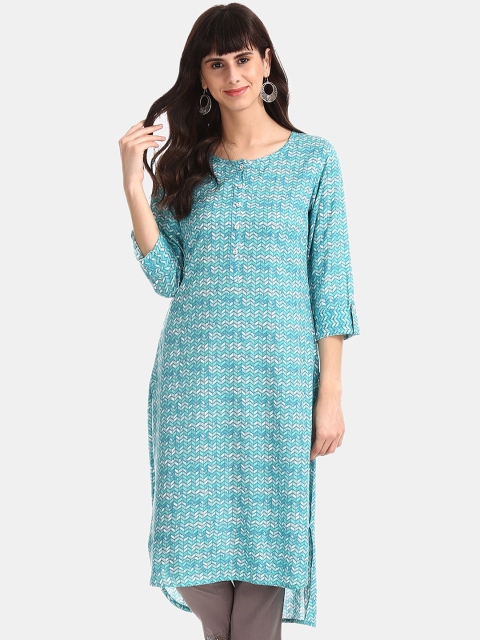 

Karigari Women Multicoloured Printed Kurta, Multi