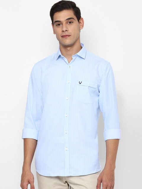 

Allen Solly Men Blue Slim Fit Solid Casual Shirt
