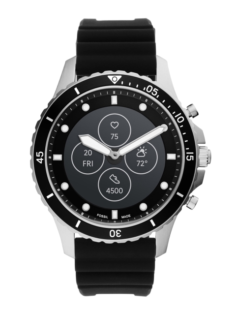 

Fossil Men Black FB-01 Hybrid HR Multifunction Analogue & Digital Watch FTW7018