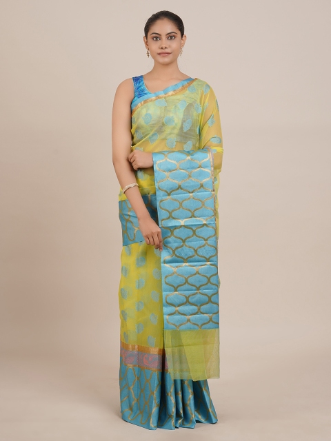 

Pothys Yellow Woven Design Saree