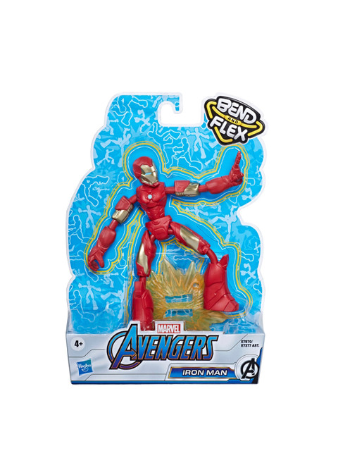 

Hasbro Boys Red & Gold-Toned Avengers Bend & Flex Iron Man Figure