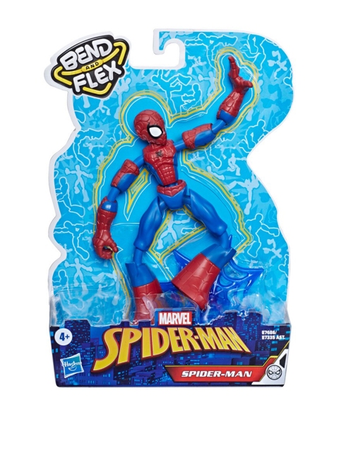 

Hasbro Boys Red & Blue Avengers Bend & Flex Spiderman Figure