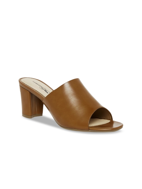

Forever Glam by Pantaloons Women Brown Solid Leather Heels