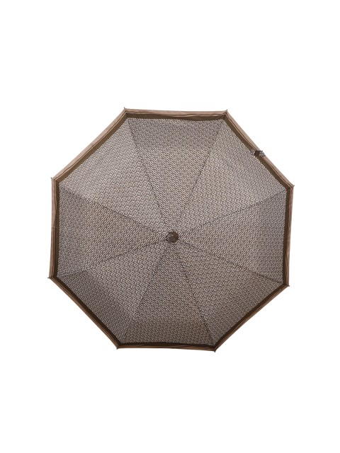 

LOOM LEGACY Brown & White Floral 3 Fold Fancy Umbrella