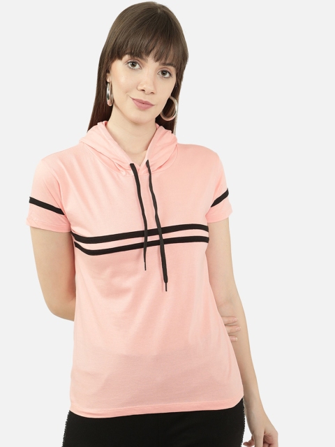 

V2 Value & Variety Pink Striped Chambray Regular Top