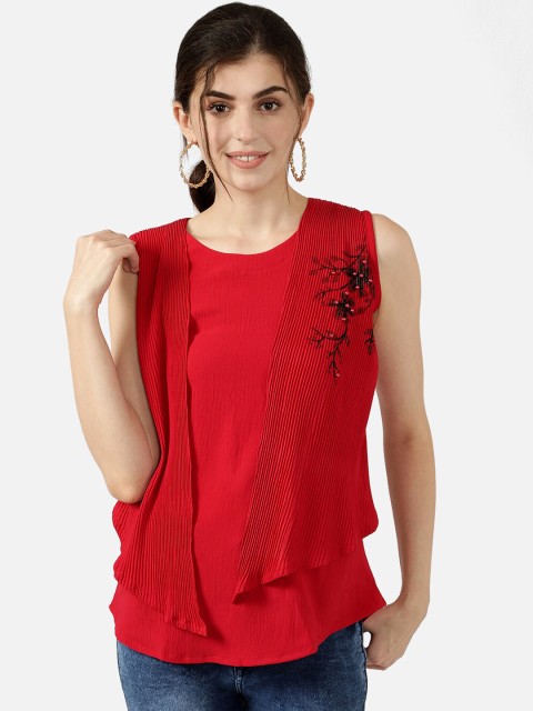 

V2 Value & Variety Red Regular Top