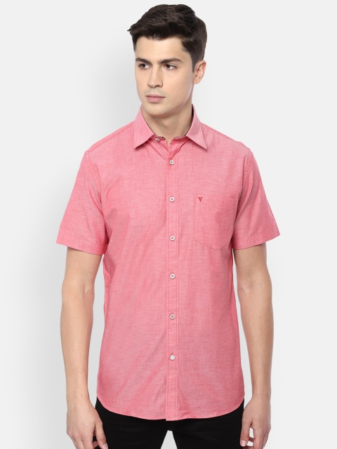 

Van Heusen Sport Men Pink Slim Fit Solid Casual Shirt