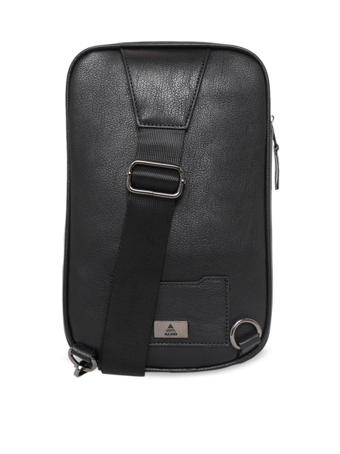 

ALDO Men Black Solid Waist Pouch