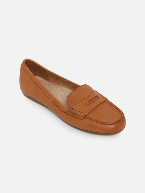 

ALDO Women Brown Leather Loafers