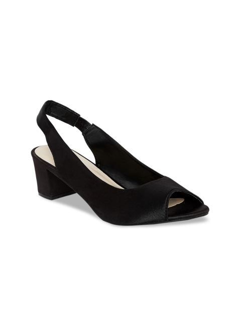 

Forever Glam by Pantaloons Women Black Solid Peep Toes
