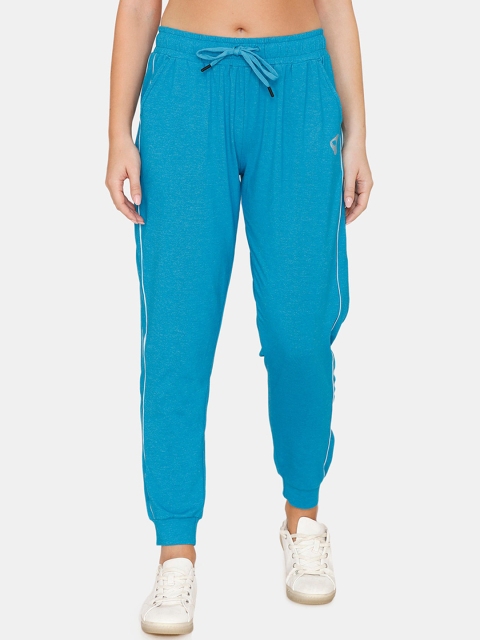 

Zelocity Women Blue Solid Relaxed-Fit Joggers