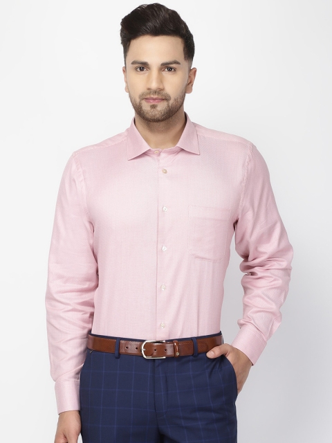 

Blackberrys Men Pink Regular Fit Solid Formal Shirt