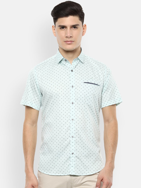 

Van Heusen Sport Men Blue Slim Fit Printed Casual Shirt