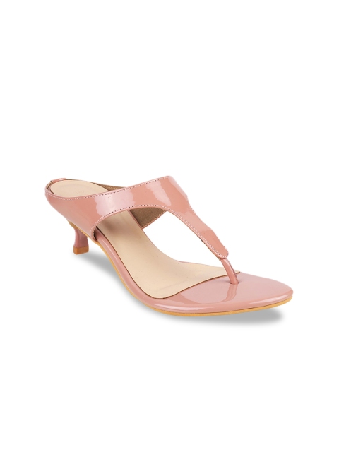 

Mochi Women Pink Solid Heels