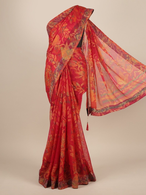 

Pothys Pink Woven Design Saree