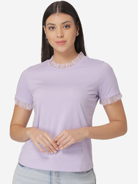 

Mode by Red Tape Lavender Solid Regular Top
