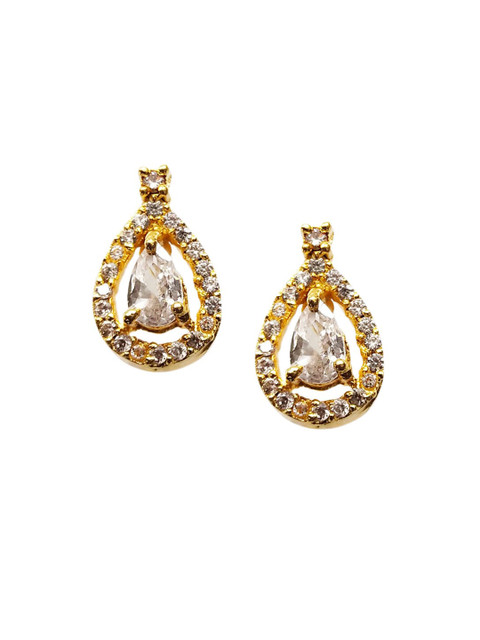 

OOMPH Gold-Toned Contemporary Studs