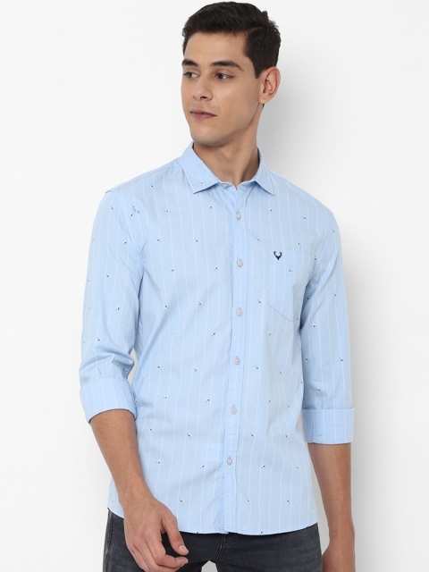 

Allen Solly Sport Men Blue Slim Fit Printed Casual Shirt
