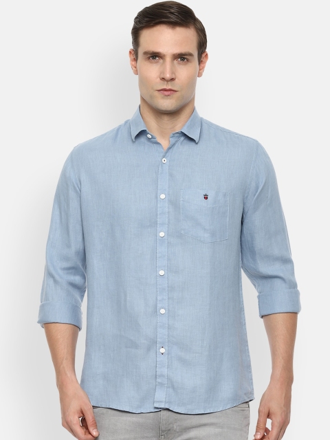 

Louis Philippe Sport Men Blue Slim Fit Solid Casual Cotton Shirt