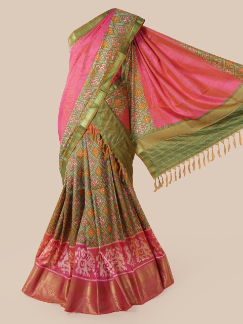 

Pothys Multicoloured Printed Art Silk Saree, Multi