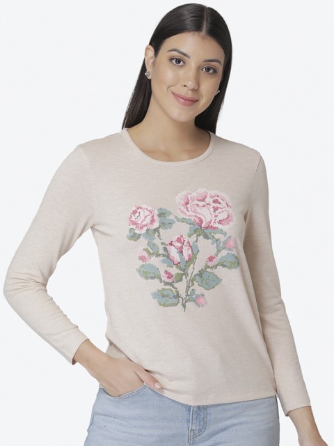 

Mode by Red Tape Pink Printed Regular Top