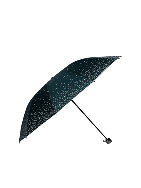 

LOOM LEGACY Green & White Floral Printed 3-Fold Umbrella