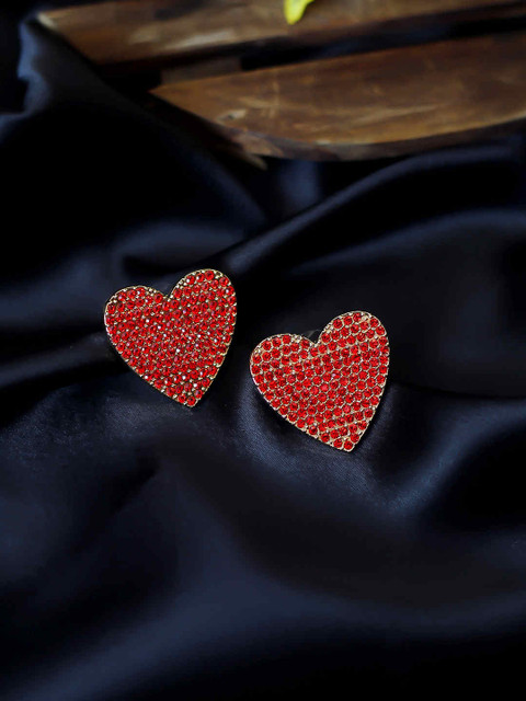 

Bellofox Red Contemporary Studs